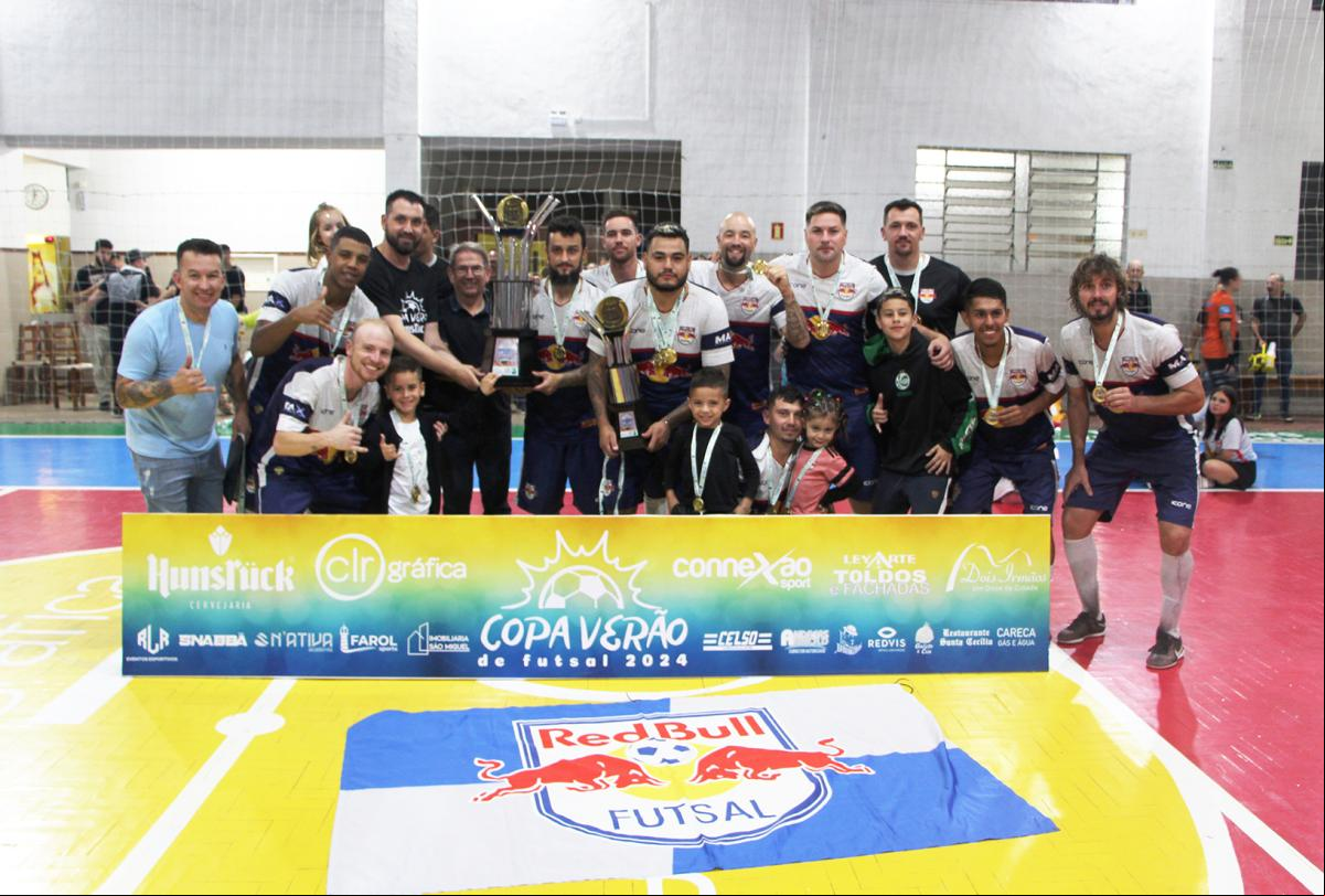 Red Bull, de Caxias do Sul, foi campeão no masculino Red Bull, de Caxias do Sul, foi campeão no masculino