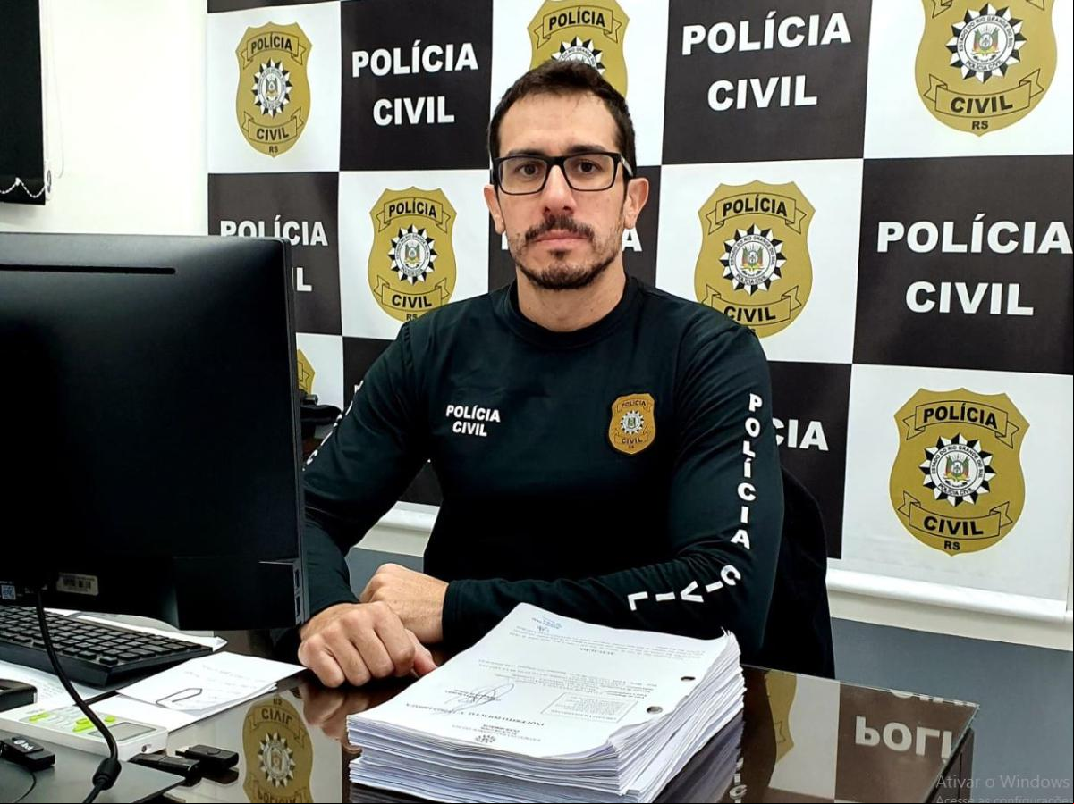 Delegado Felipe Borba, titular da Delegacia de Polícia de Dois Irmãos Delegado Felipe Borba, titular da Delegacia de Polícia de Dois Irmãos