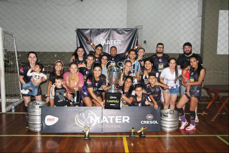 Suave Veneno, de Novo Hamburgo, é a grande campeã da Copa Mater no feminino